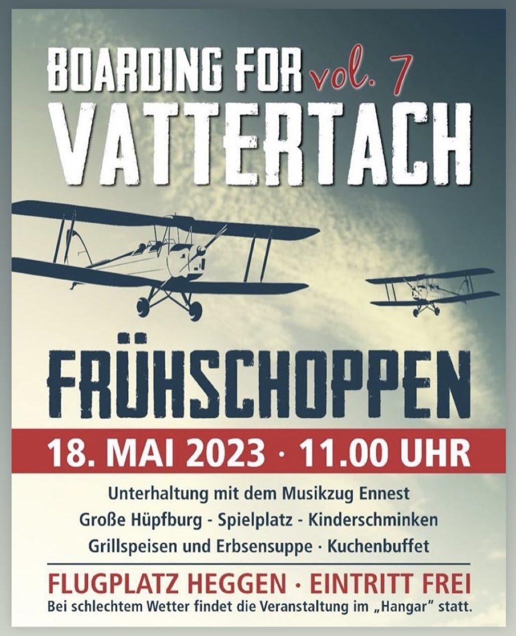 Boarding for Vattertach