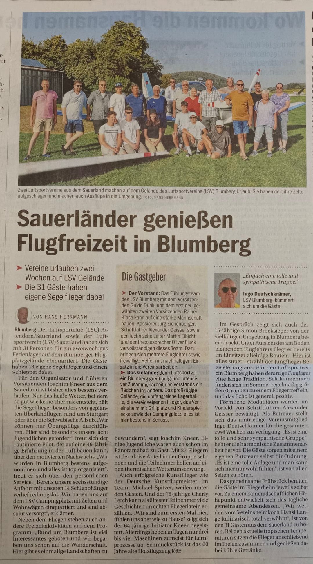 Du betrachtest gerade Sauerländer genießen Flugfreizeit in Blumberg